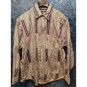 Multi-colored button-up.